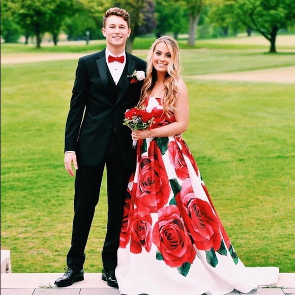 Sherri hill rose dress - Picture 3 of 6